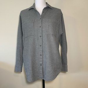 Madewell button down cotton flannel shirt